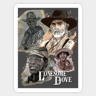 Lonesome Dove cast Sticker